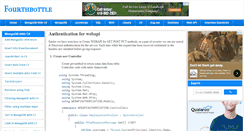 Desktop Screenshot of fourthbottle.com